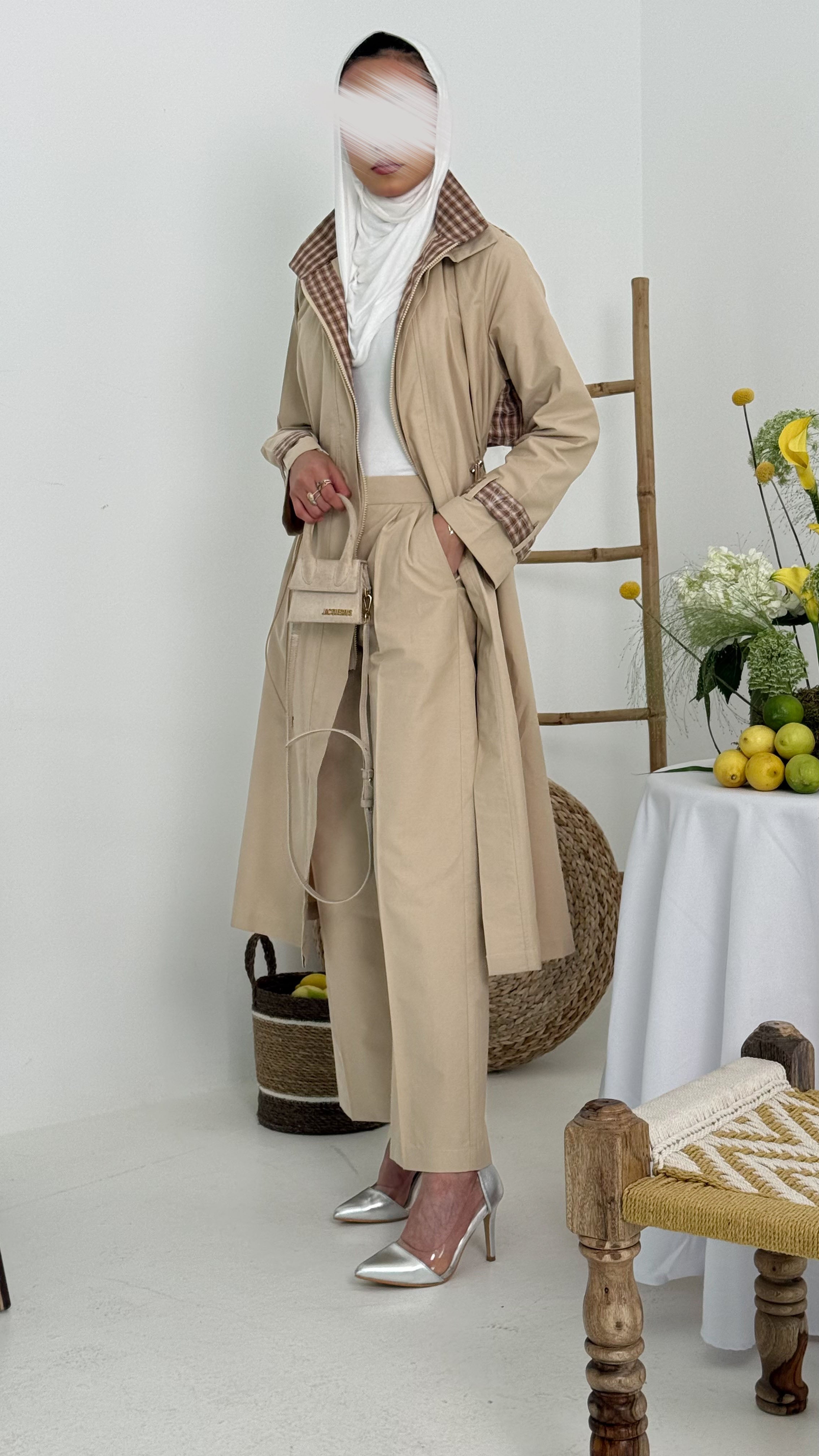 طقم ترنش بيج