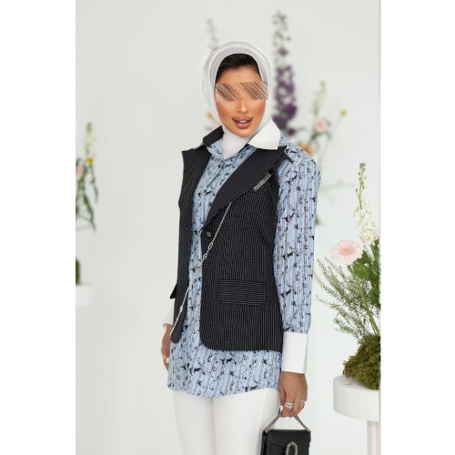 Sky Blue قميص جيليه