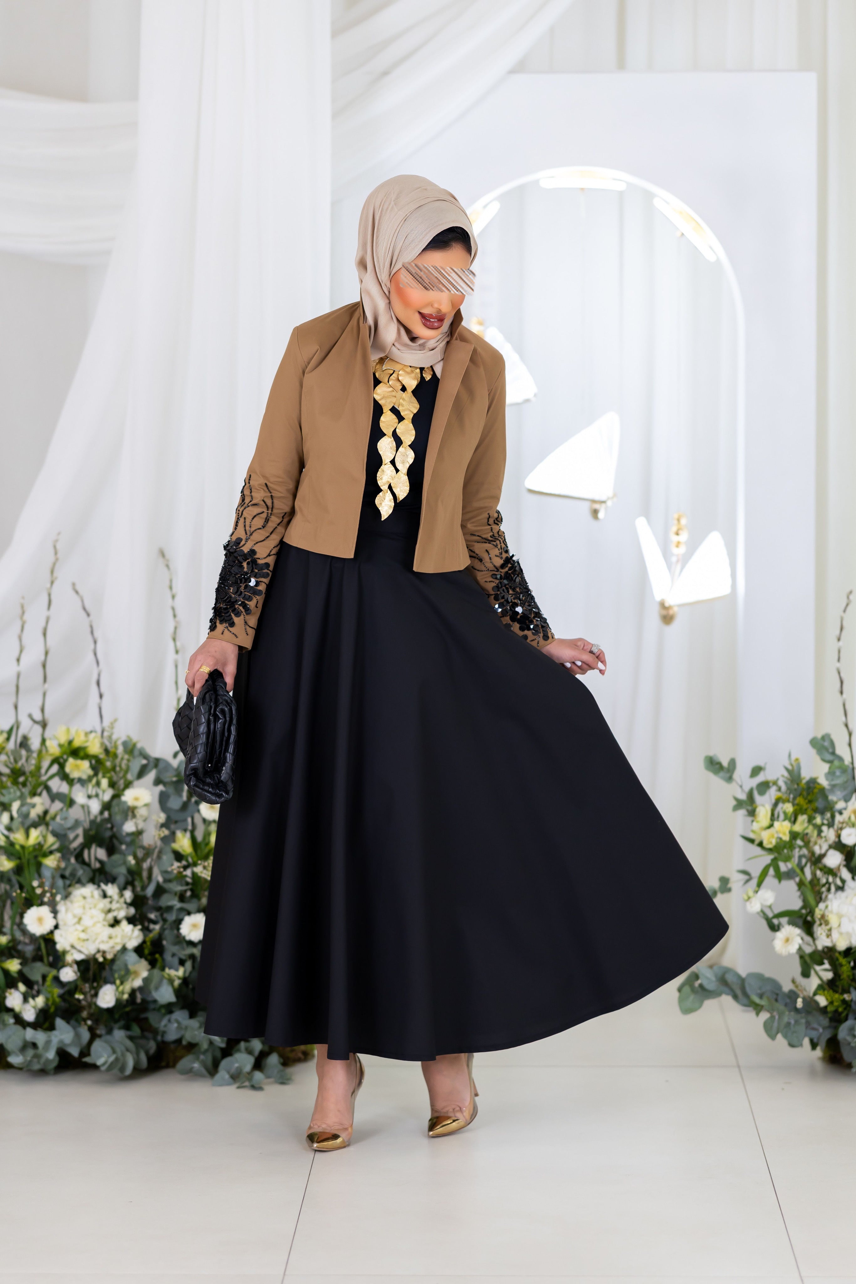 Jacket + Skirt Brown Sugar