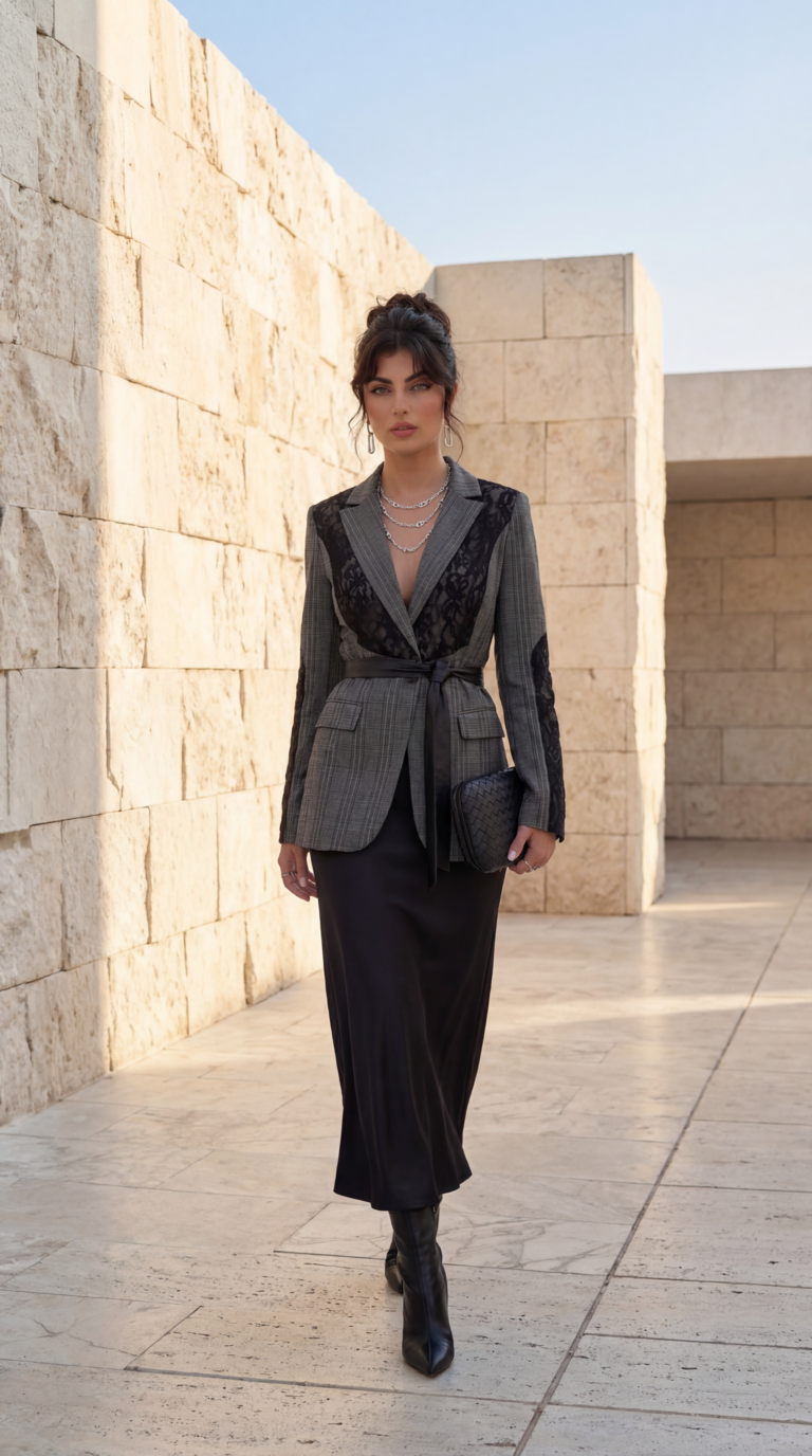 بليزر مبكر رمادي