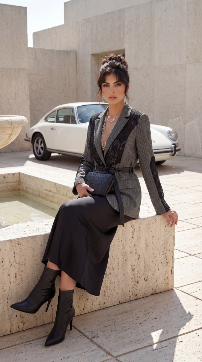 بليزر مبكر رمادي