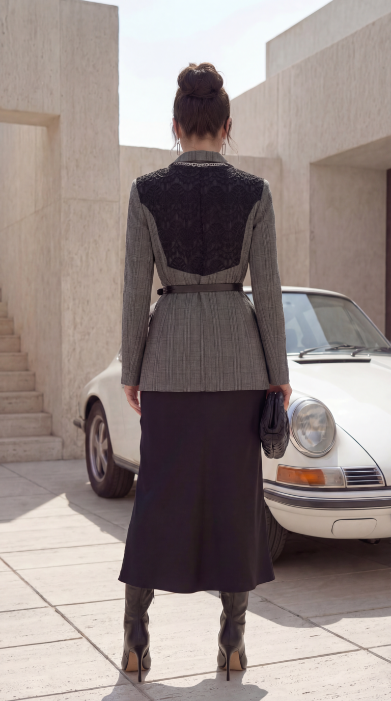 بليزر مبكر رمادي